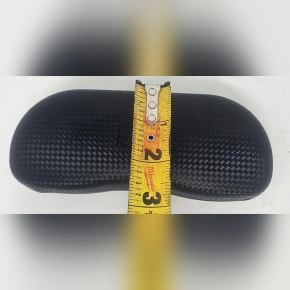 Ray-Ban Black Carbon Fiber Style Eyeglass Hard Clam Shell CASE ONLY - Picture 12 of 13
